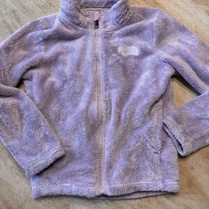 The North Face Purple Fleece Jacket Osito full zip girls 7